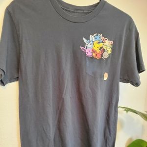 Tee Turtle Blue Pokémon Eeveelutions pocket T Shirt